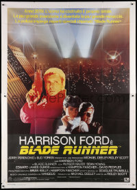 7t530 BLADE RUNNER Italian 2p 1982 Ridley Scott, Harrison Ford, Sean Young, Rutger Hauer, rare!