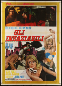 7t523 CARNAL CIRCUIT Italian 2p 1969 Femmine Insaziabili, Dorothy Malone & sexy Luciana Paluzzi!