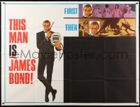 7t040 YOU ONLY LIVE TWICE subway poster 1967 great montage artwork of Sean Connery as James Bond!