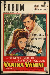 7w356 BETRAYER Belgian 1961 Roberto Rossellini's Vanina Vanini, a story of doomed lovers!