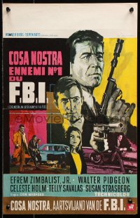 7w363 COSA NOSTRA AN ARCH ENEMY OF THE FBI Belgian 1967 crackdown on the kings of crime, Ray art!