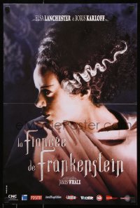 7w469 BRIDE OF FRANKENSTEIN French 16x24 R2008 super close up of Elsa Lanchester in the title role!
