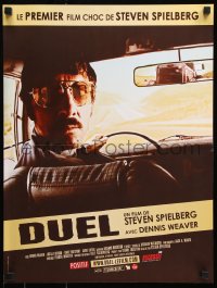 7w478 DUEL French 16x21 R2008 Steven Spielberg, wacky different killer vehicle image!