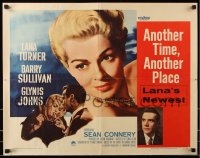 7w021 ANOTHER TIME ANOTHER PLACE style A 1/2sh 1958 sexy Lana Turner, young Sean Connery!