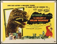 7w032 BEAST OF HOLLOW MOUNTAIN 1/2sh 1956 it came out after a million years to kill!