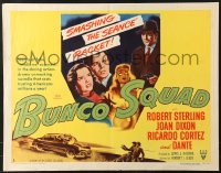 7w052 BUNCO SQUAD style A 1/2sh 1950 smashing the seance racket, great clairvoyant noir art!