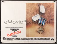 7w064 CATCH 22 1/2sh 1970 directed by Mike Nichols, based on the novel by Joseph Heller!