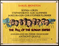 7w104 FALL OF THE ROMAN EMPIRE 1/2sh 1964 Anthony Mann, Sophia Loren, cool gladiator artwork!