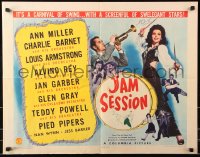 7w159 JAM SESSION 1/2sh 1947 full-length sexy Ann Miller, the swing stars of the nation!