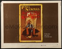 7w190 LIFE & TIMES OF JUDGE ROY BEAN 1/2sh 1972 John Huston, art of Paul Newman by Richard Amsel!