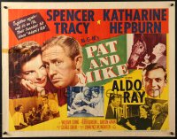 7w250 PAT & MIKE style B 1/2sh 1952 sexy choice Katharine Hepburn w/Spencer Tracy and Aldo Ray!