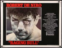 7w261 RAGING BULL 1/2sh 1980 Martin Scorsese, Kunio Hagio art of boxer Robert De Niro!