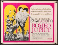 7w270 ROMEO & JULIET 1/2sh 1966 Margot Fonteyn, Rudolf Nureyev, English ballet version!