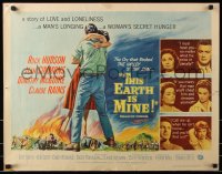 7w315 THIS EARTH IS MINE 1/2sh 1959 Rock Hudson, Jean Simmons, Dorothy McGuire, Claude Rains!