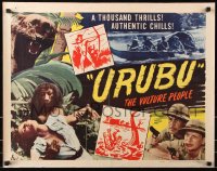 7w326 URUBU THE VULTURE PEOPLE 1/2sh 1948 people from the jungles of Brazil, 1000 authentic chills!