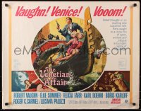 7w330 VENETIAN AFFAIR 1/2sh 1967 McCarthy art of spies Robert Vaughn & sexy Elke Sommer in Venice!