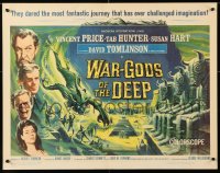 7w339 WAR-GODS OF THE DEEP 1/2sh 1965 Vincent Price, Jacques Tourneur, most fantastic journey!