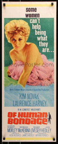 7w881 OF HUMAN BONDAGE insert 1964 super sexy Kim Novak can't help being what she is!