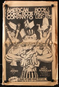 7x046 AMERICAN COMIC BOOK COMPANY'S BOOK & MAGAZINE LIST 1979 dealer catalog 1979