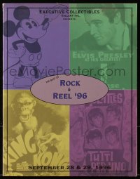 7x020 EXECUTIVE COLLECTIBLES GALLERY 09/28/96 auction catalog 1996 The Best of Rock & Reel!