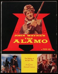 7x122 ALAMO softcover book 1995 great images from the making of the epic John Wayne movie!