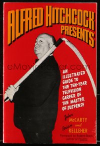 7x123 ALFRED HITCHCOCK PRESENTS softcover book 1985 illustrated guide to his 10-year TV career!