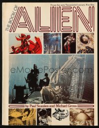 7x124 ALIEN softcover book 1979 over 100 sketches & behind the scenes photographs from the movie!