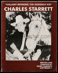 7x142 CHARLES STARRETT softcover book 1970s illustrated biography of Gallant Defender & Durango Kid!
