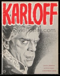 7x183 KARLOFF softcover book 1969 an illustrated biography with great cover art by Al Kilgore!
