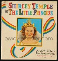 7x192 LITTLE PRINCESS softcover book 1939 with many illustrations from the Shirley Temple movie!