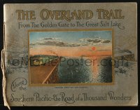 7x205 OVERLAND TRAIL softcover book 1920s from the Golden Gate Bridge to the Great Salt Lake!