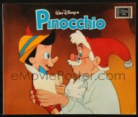 7x211 PINOCCHIO softcover book 1982 Walt Disney Read-Aloud Film Classic with color images!