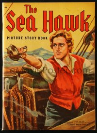 7x224 SEA HAWK Whitman Publishing softcover book 1940 picture story book of the Errol Flynn movie!