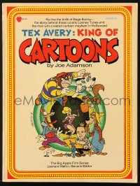7x229 TEX AVERY KING OF CARTOONS softcover book 1975 biography of the man who created Bugs Bunny!