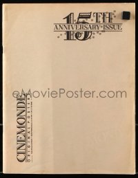 7x048 CINEMONDE ORIGINAL POSTERS 1988 dealer catalog 1988 memorabilia images in full-color