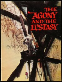 7x249 AGONY & THE ECSTASY 24pg English souvenir program book 1965 Charlton Heston, Carol Reed!