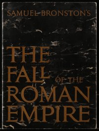 7x302 FALL OF THE ROMAN EMPIRE 42pg souvenir program book 1964 Anthony Mann sword & sandal epic!