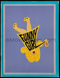7x317 FUNNY GIRL 52pg souvenir program book 1969 Barbra Streisand, Omar Sharif, William Wyler!