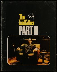 7x323 GODFATHER PART II souvenir program book 1974 Al Pacino in Francis Ford Coppola classic!