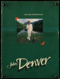 7x360 JOHN DENVER music concert souvenir program book 1984 from his The Man and His Music tour!