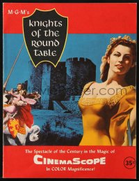 7x364 KNIGHTS OF THE ROUND TABLE souvenir program book 1954 Taylor as Lancelot, Gardner as Guinevere