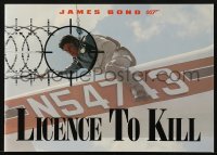 7x370 LICENCE TO KILL English souvenir program book 1989 Timothy Dalton as James Bond, rare!