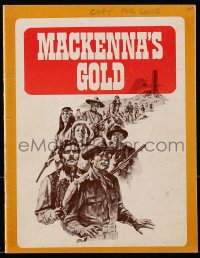 7x378 MacKENNA'S GOLD English souvenir program book 1969 Gregory Peck, Omar Sharif, Savalas, Newmar