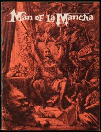 7x380 MAN OF LA MANCHA 26pg stage play souvenir program book 1970s Jack Dabdoub as Don Quixote!