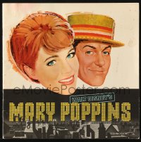 7x383 MARY POPPINS U.S. souvenir program book 1964 Julie Andrews & Dick Van Dyke, Disney classic!