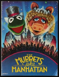 7x388 MUPPETS TAKE MANHATTAN souvenir program book 1984 Jim Henson, Frank Oz, Miss Piggy & Kermit!