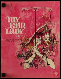 7x392 MY FAIR LADY softcover souvenir program book 1964 Audrey Hepburn & Rex Harrison, Bob Peak art!