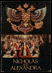 7x398 NICHOLAS & ALEXANDRA English souvenir program book 1971 Czars & end of Russian aristocracy!