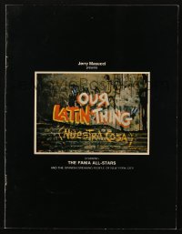 7x405 OUR LATIN THING souvenir program book 1972 Nuestra Cosa, Latin dancing in New York City!