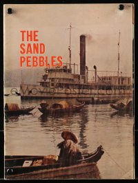 7x431 SAND PEBBLES U.S. souvenir program book 1967 Navy sailor McQueen & Candice Bergen, Robert Wise